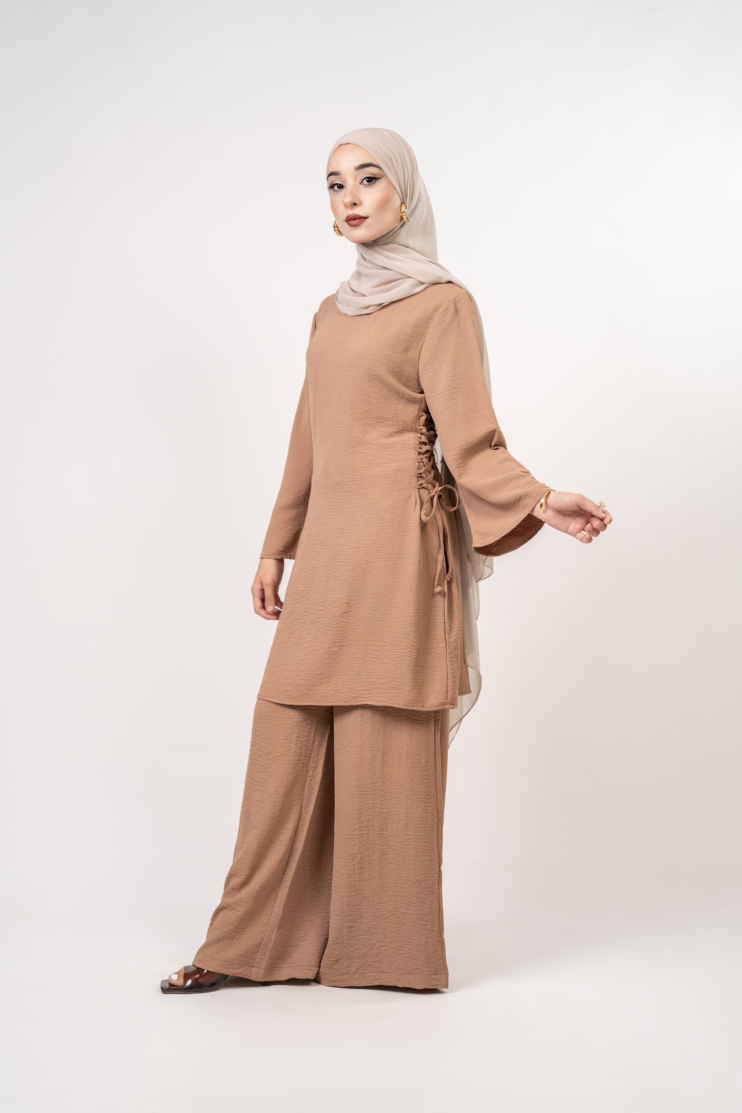 2 piece Caramel co-ord set