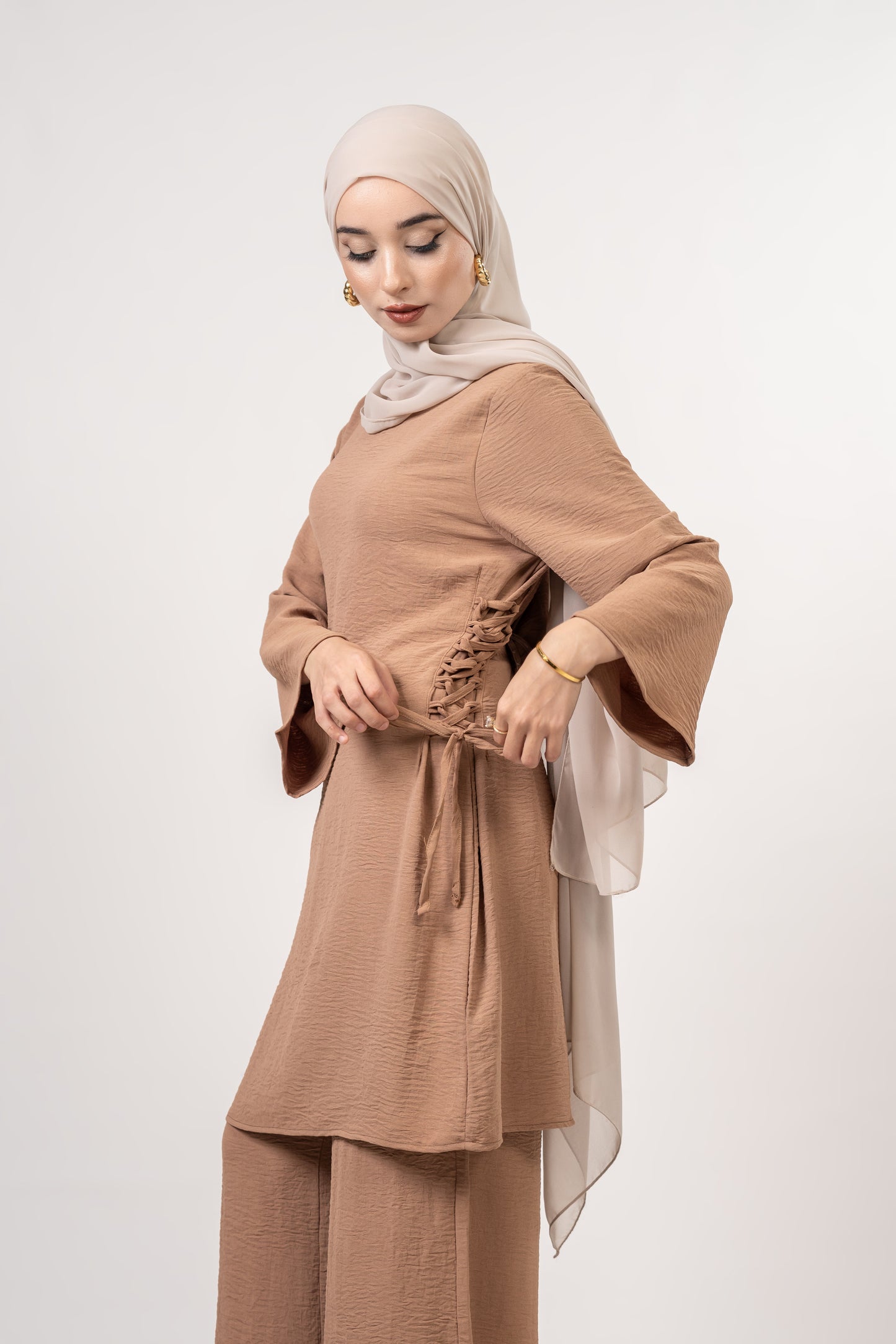 2 piece Caramel co-ord set