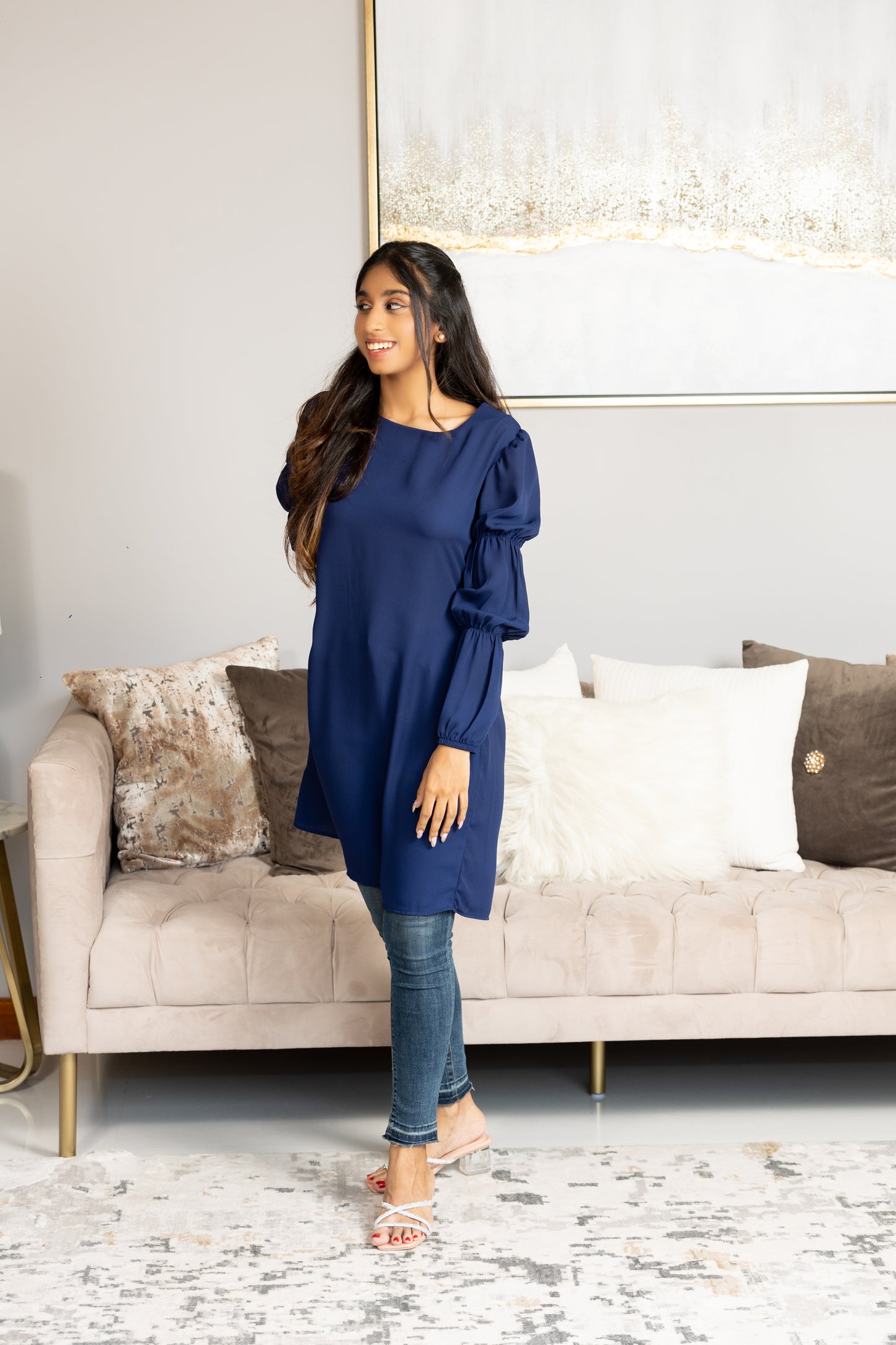 Tiered sleeve top